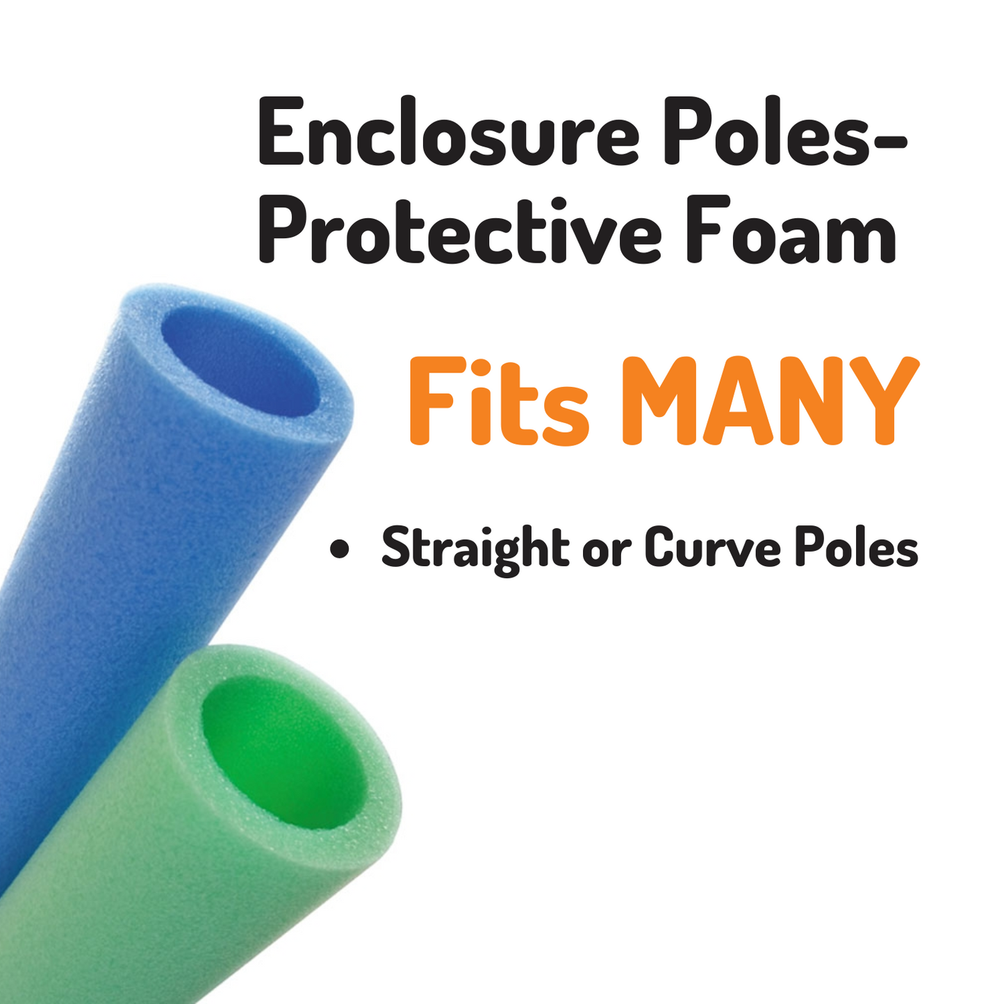 33” Blue Enclosure Foam | Set of 6