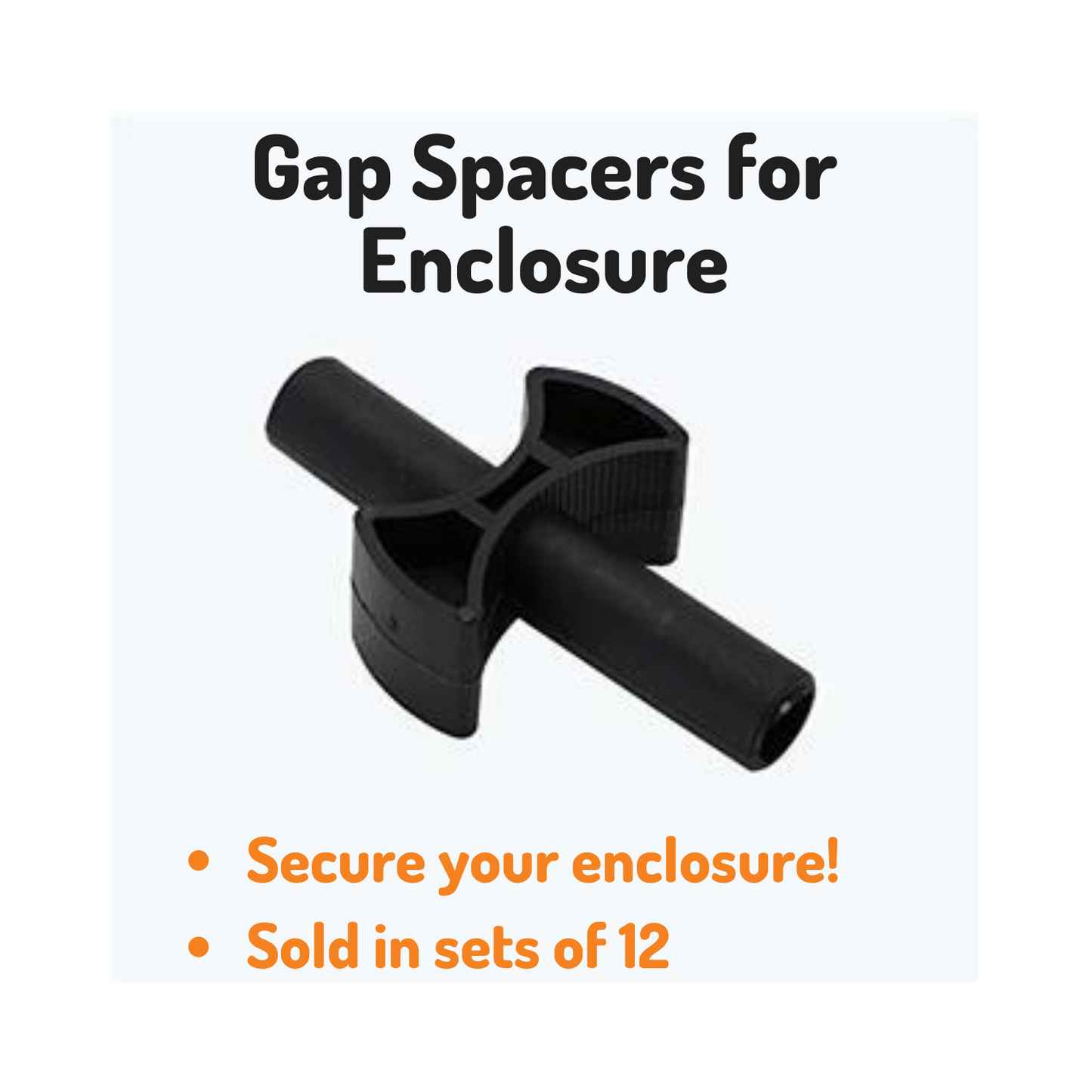 Enclosure Gap Spacers | Set of 12