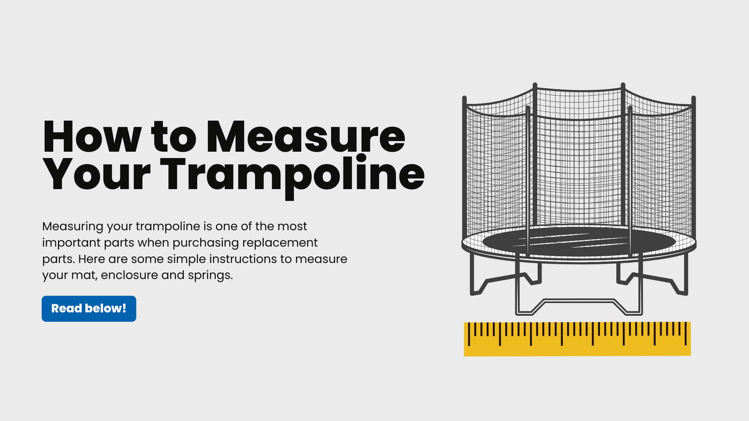 How To Measure Your Trampoline Funtime Products