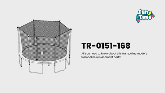 BouncePro 14ft Trampoline with Enclosure Combo (Model TR-0151-168)