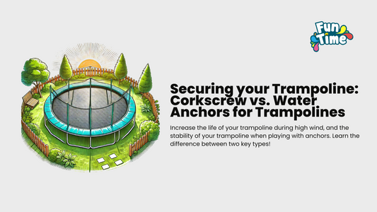 Securing Your Trampoline: Corkscrew vs. Water Anchors for Trampolines