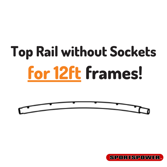 Top Rail without Sockets for the 12' Models