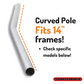 Curved Lower Frame Pole for 14’